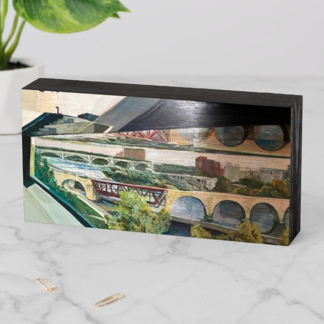 The Guthrie Wooden Box Sign (In Situ Horizontal)