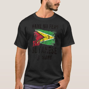 The Guyanese Is Here Guyana Flag Guyanese Roots T-Shirt