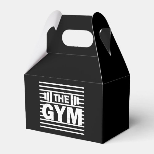 The Gym Favor Boxes