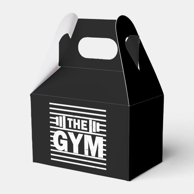 The Gym Favor Boxes (Front Side)