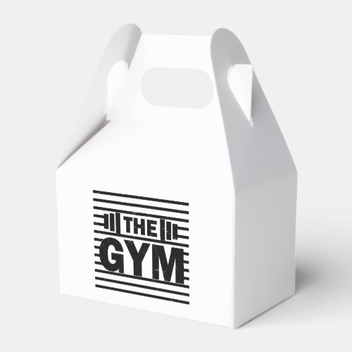 The Gym Favor Boxes