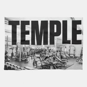 The Gym Is My TEMPLE - Bodybuilding Motivational Towel