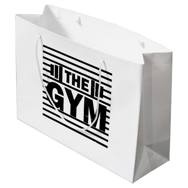 The Gym Large Gift Bag (Back Angled)