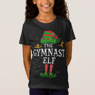 The Gymnast Elf Matching Family Christmas Funny T-Shirt