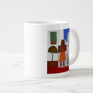 The Gypsy Girl in Front of Sacre Coeur 2006 Giant Coffee Mug