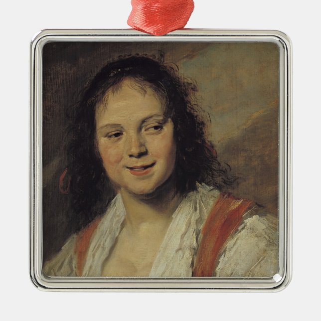 The Gypsy Woman, c.1628-30 Metal Ornament (Front)