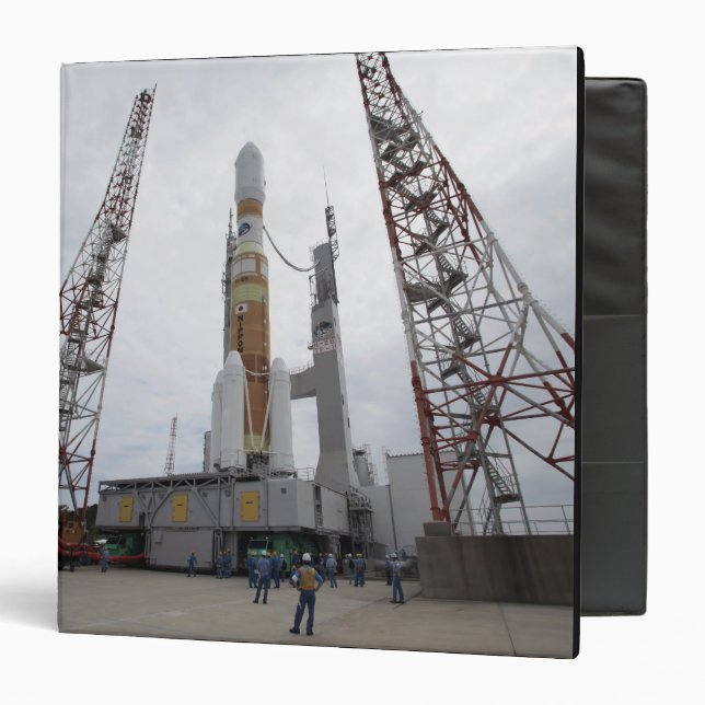 The H-IIB rocket on the launch pad 3 Ring Binder (Front/Inside)