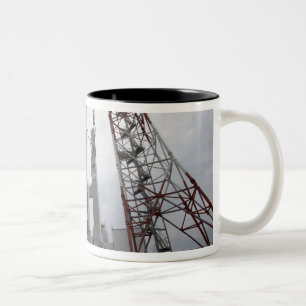 The H-IIB rocket on the launch pad Two-Tone Coffee Mug
