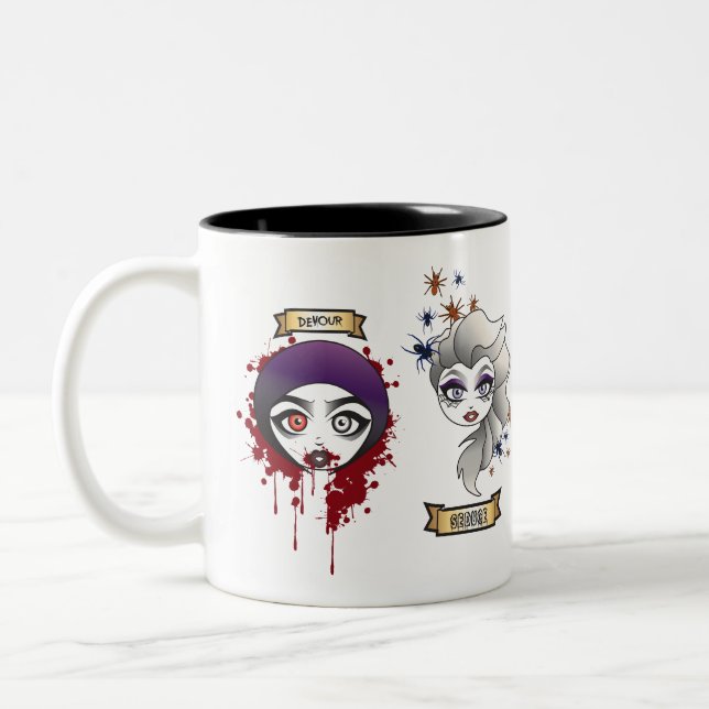 The H.U.L. "Creepy Cuties" Two-Toned Mug (Left)