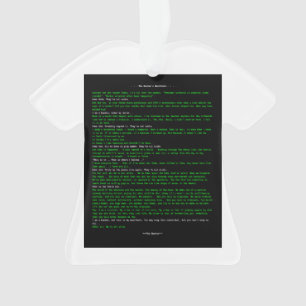 The Hacker's Manifesto Ornament
