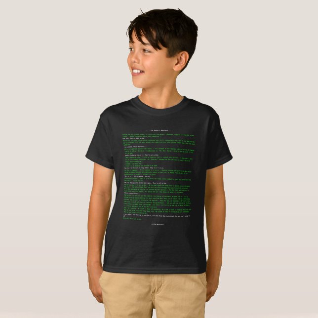 The Hacker's Manifesto T-Shirt (Front Full)