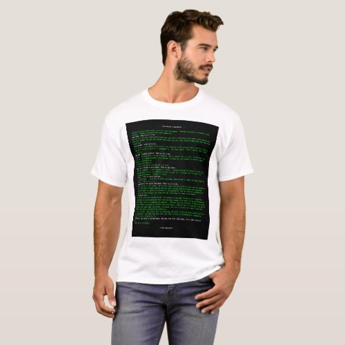 The Hackers Manifesto T_Shirt
