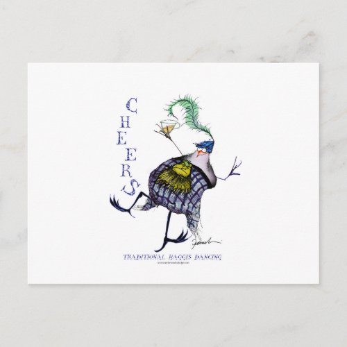 the haggis dance postcard