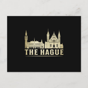 The Hague City Cityscape Skyline Trip Funny Gift Postcard
