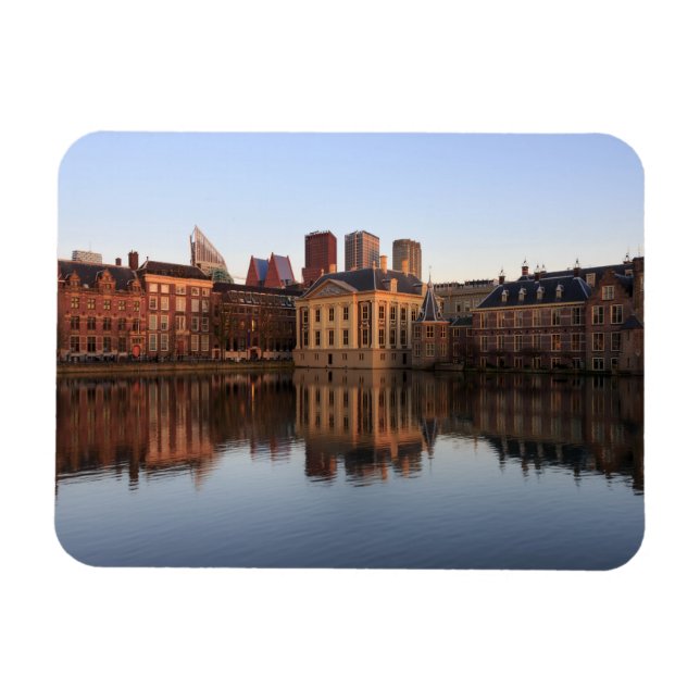 The Hague skyline in the Netherlands Magnet (Horizontal)