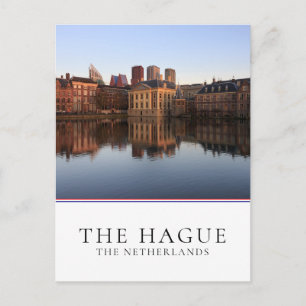 The Hague skyline in the Netherlands Postcard