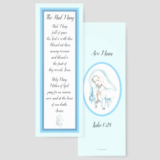 The Hail Mary Prayer Bookmarks