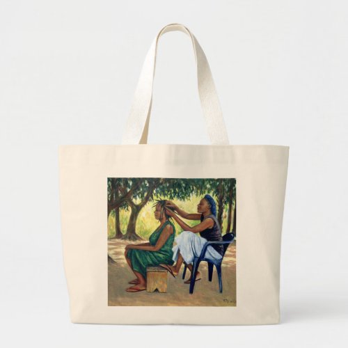 The Hairdresser 2001 Large Tote Bag