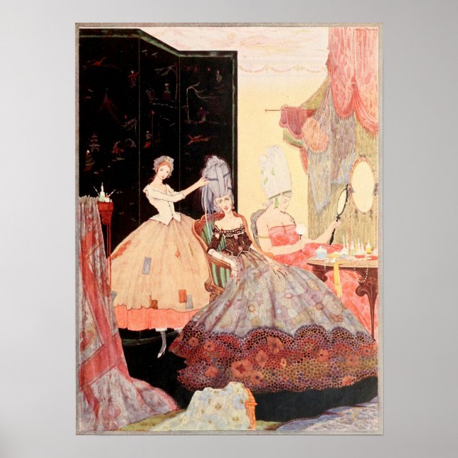 The Hairdresser - Vintage Image Poster (Front)