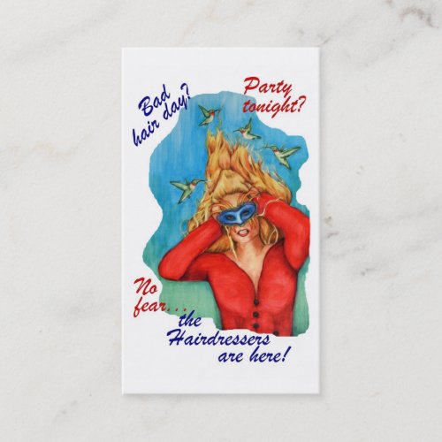 The Hairdressers Business Cards