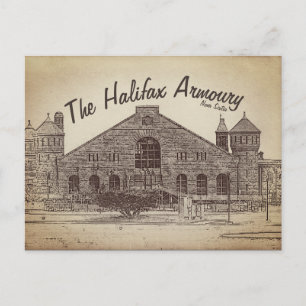The Halifax Armoury Postcard