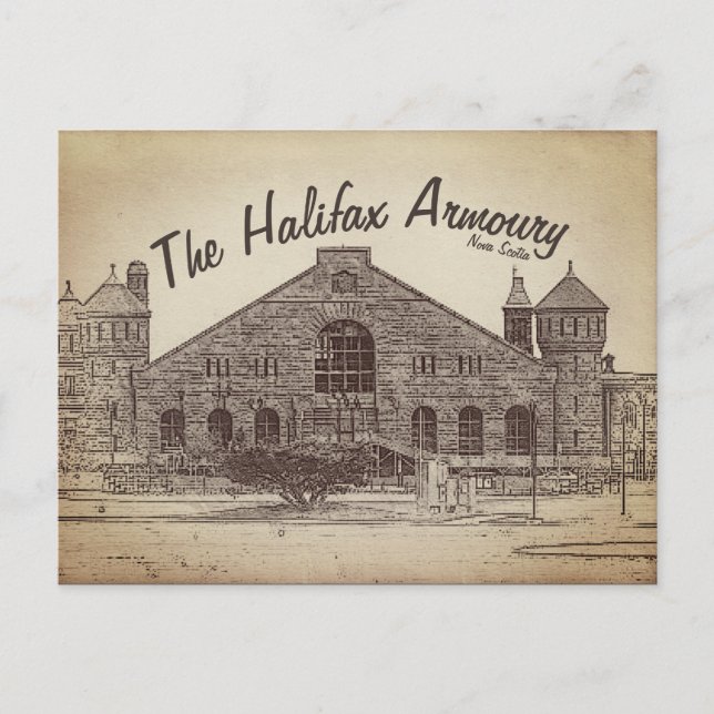 The Halifax Armoury Postcard (Front)