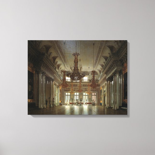 The Hall of the Field Marshal in the Winter Canvas Print (Front)
