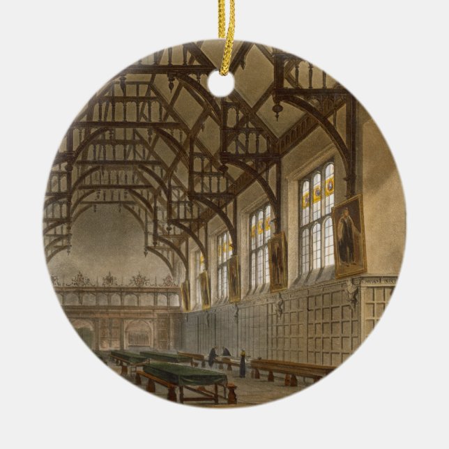 The Hall of Trinity College, Cambridge, from 'The Ceramic Ornament (Front)