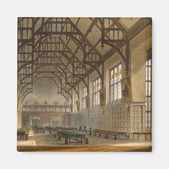 The Hall of Trinity College, Cambridge, from 'The Magnet (Front)