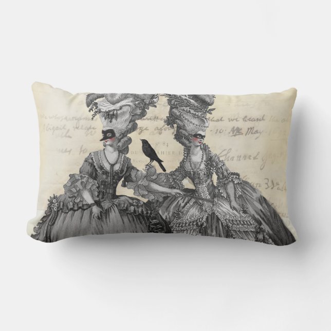 The Halloween Ball Lumbar Pillow (Front)