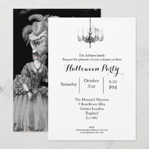 the Halloween Ball (Noir) Invitation