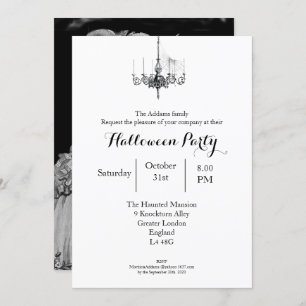 the Halloween Ball (Noir) Invitation