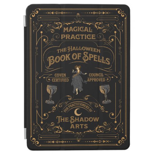 The Halloween Book of Spells  Goth iPad Cover