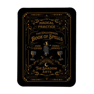 The Halloween Book of Spells Goth Magnet