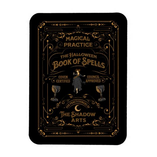 The Halloween Book of Spells  Goth Magnet