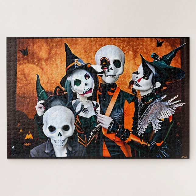 The Halloween Holdouts Jigsaw Puzzle (Horizontal)
