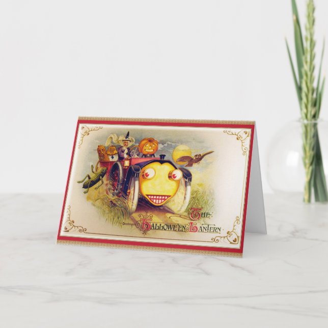 The Halloween Lantern Card (Front)