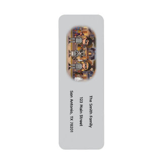 The Halloween Raccoon Bandits Label