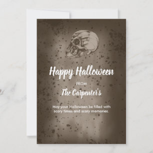 The Halloween Skull Invitation