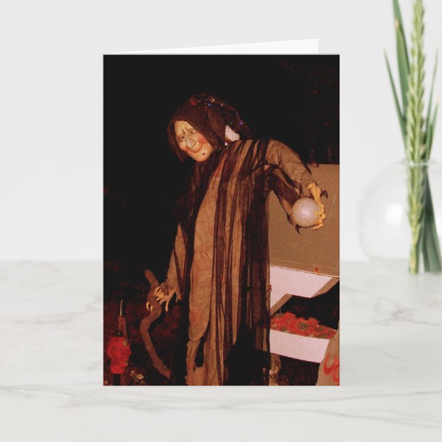 'The Halloween Witch' Halloween Card (Front)