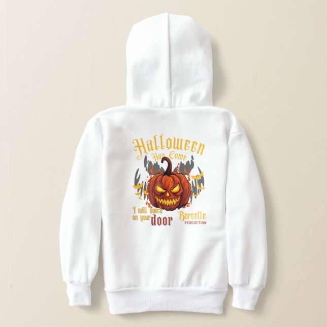The Halloween witching hour is here Hoodie (Laydown Back)