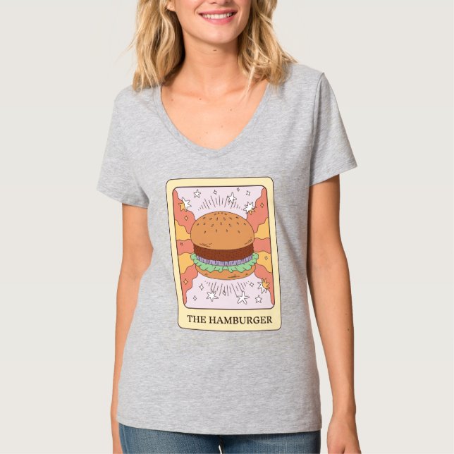 The Hamburger Tarot T-Shirt (Front)