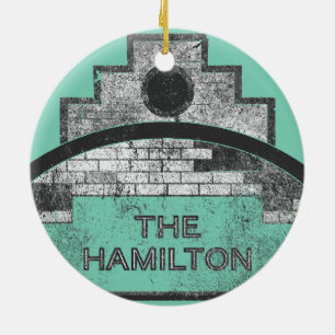 the hamilton ceramic ornament