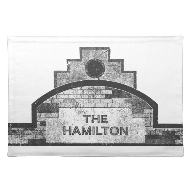 the hamilton cloth placemat (Front)