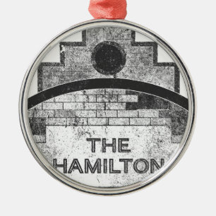 the hamilton metal ornament