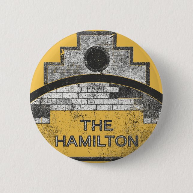the hamilton pinback button (Front)