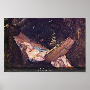 The Hammock By Gustave Courbet Poster