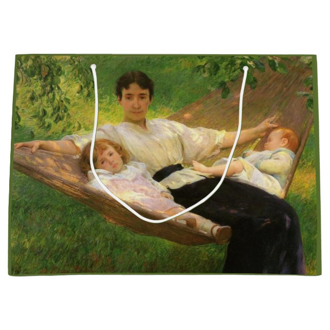The Hammock (by Joseph DeCamp) Large Gift Bag (Front)