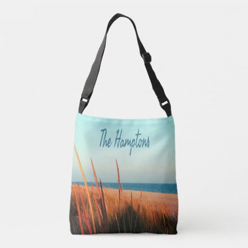 The Hamptons Beach Long Island NewYork Crossbody Bag