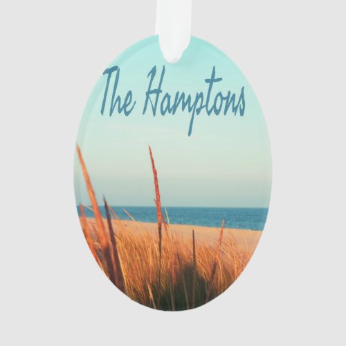 The Hamptons Beach Long Island NewYork Ornament